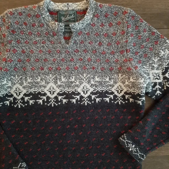 Woolrich Wool Winter Holiday Sweater - Picture 2 of 13